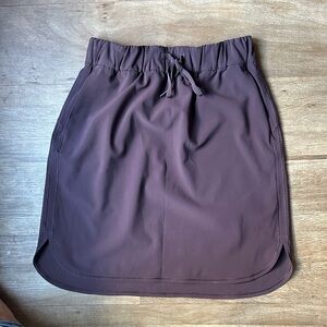 lululemon athletica Chocolate/maroon Mini Skirt